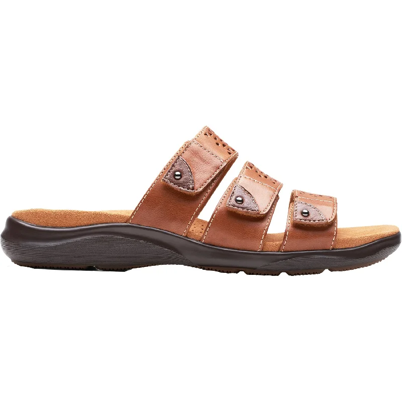 sandals for beach activities in the sunWomen's Clarks Kitly Walk Tan Leather