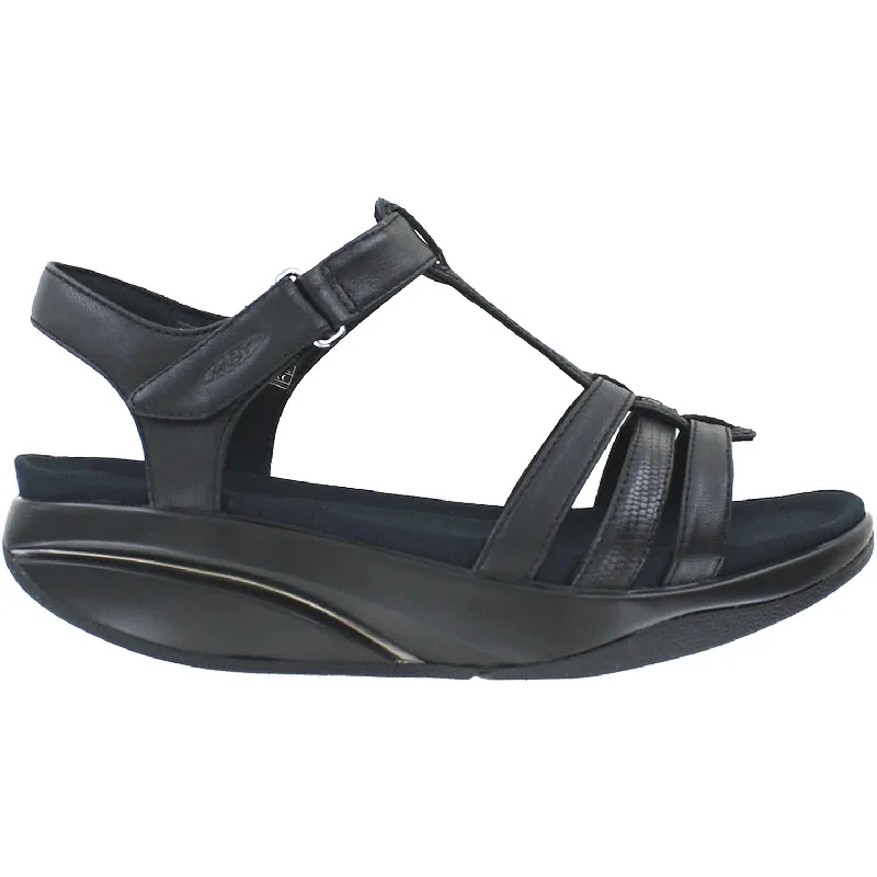 sandals for a stylish walk along the beachWomen's MBT Rani Black Leather