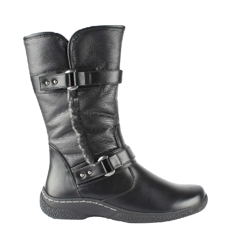 Men's ankle boots for winter-Toe Warmers (Wanderlust) Women's Gabi 2 Mid Waterproof Boot Black