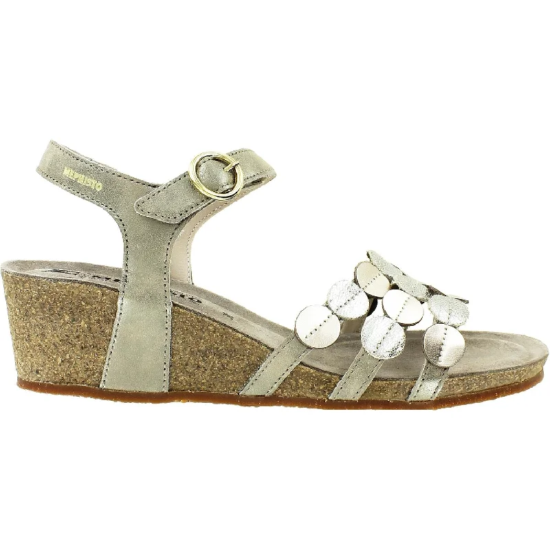 sandals for walking in comfort through the sunWomen's Mephisto Matilde Dark Taupe Monaco Leather