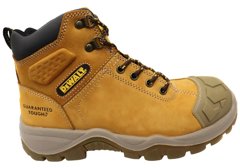 Cozy snow boots with thick warm lining for snow-DeWALT PROComfort Ashton Mens Side Zip Leather Safety Boots