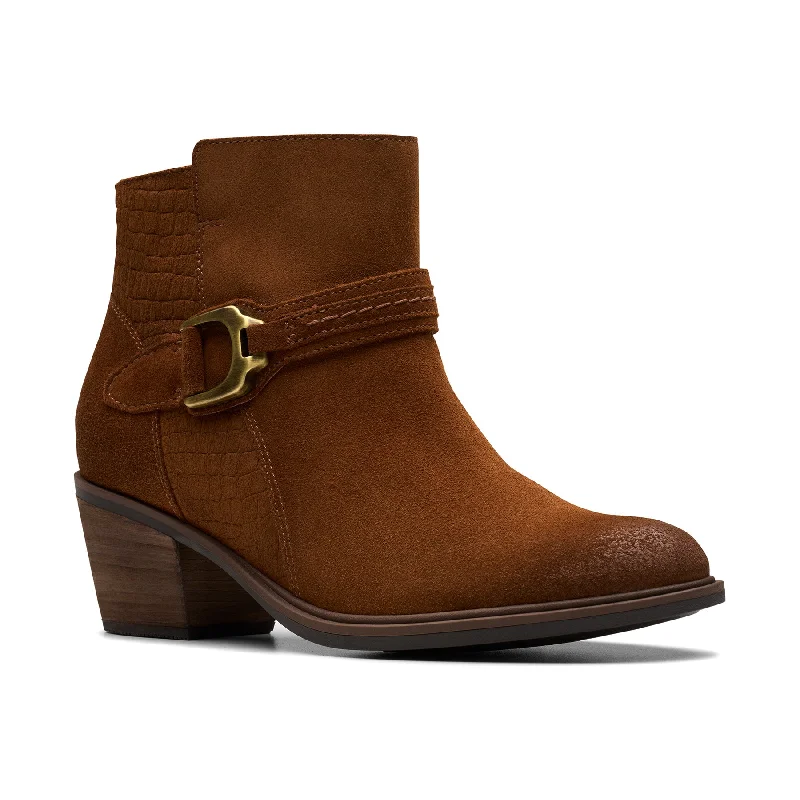 Cheap leather boots for women-Neva Buckle