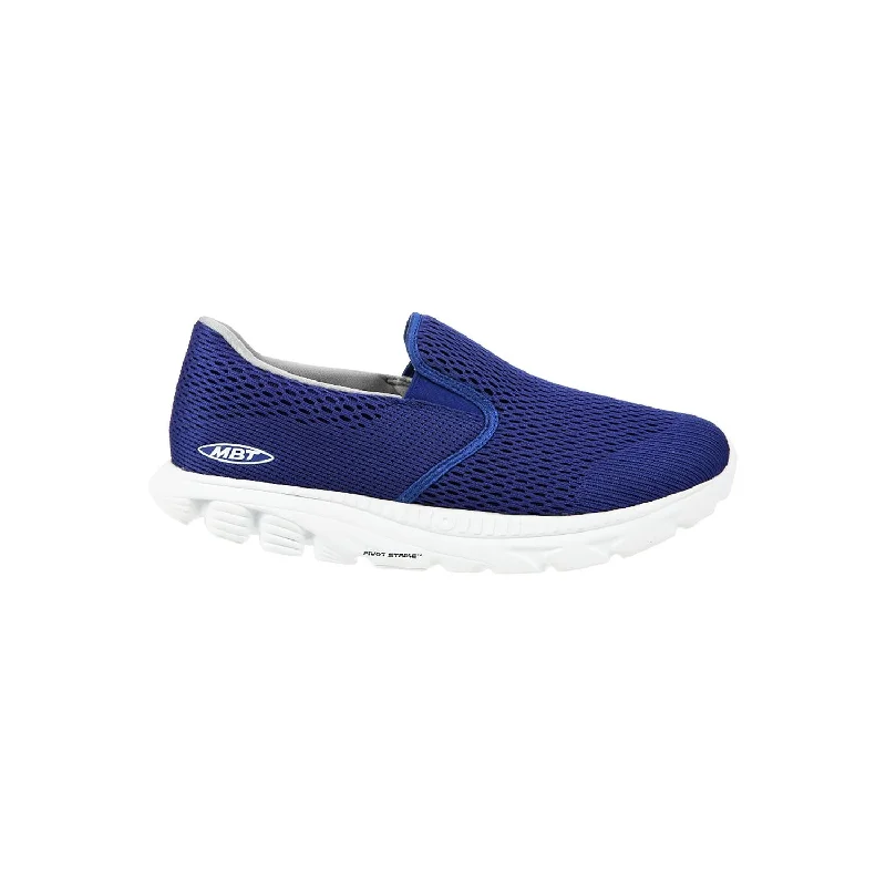 Men's MBT Speed 17 Slip On Running Shoe Blue Mesh