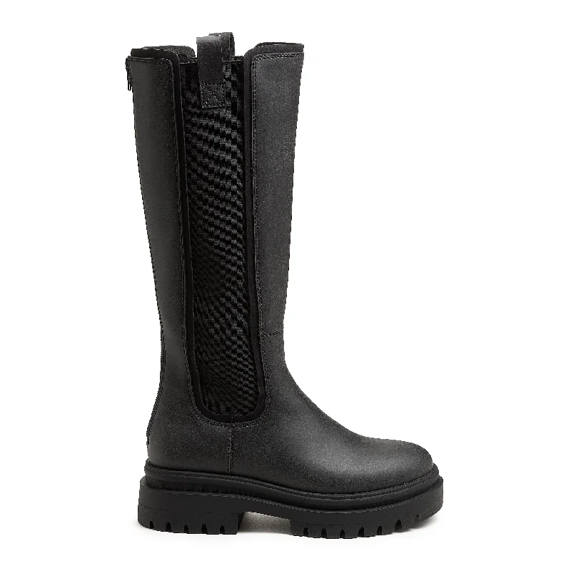 Stylish snow boots for casual outdoor wear-Drea Black Tall Boot