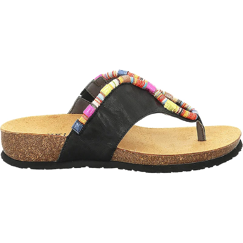 sandals for vacation days at the beachWomen's Think Julia 211 Black/Kombi Leather