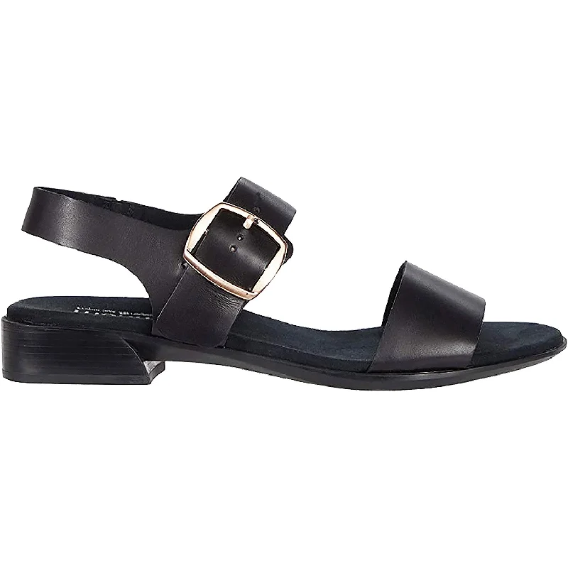 sandals for relaxing beachside with comfortWomen's Munro Cleo Black Leather