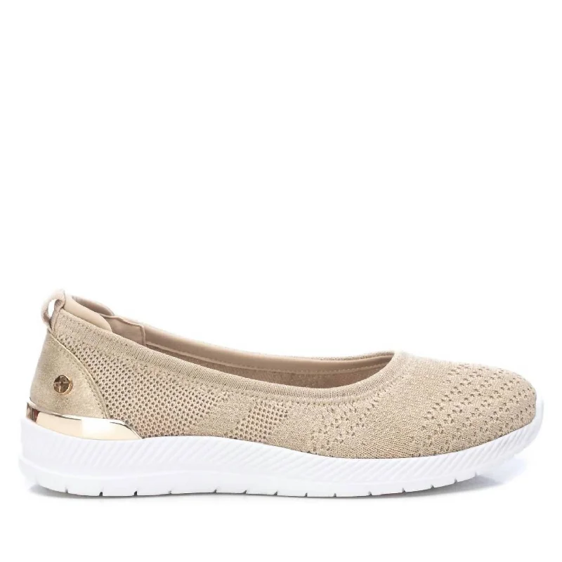 Women's Ballet Flats Shoes In Nude