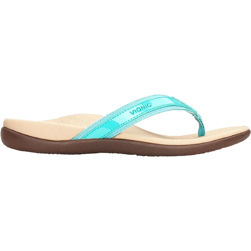 sandals with arch support for men -Women's Vionic Tide II Ocean Leather