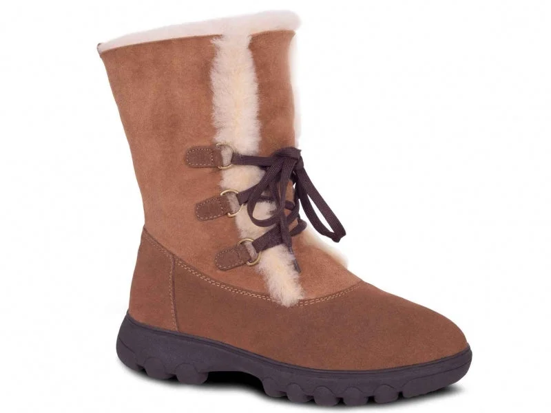 Comfortable boots for extreme cold snow conditions-Cloud Nine Sheepskin Rosalita - Women's Comfort Boot