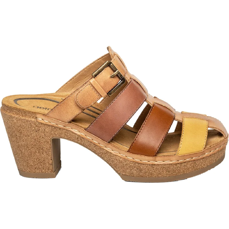 lightweight sandals for packing -Women's Aetrex Cally Sunset Multi Leather