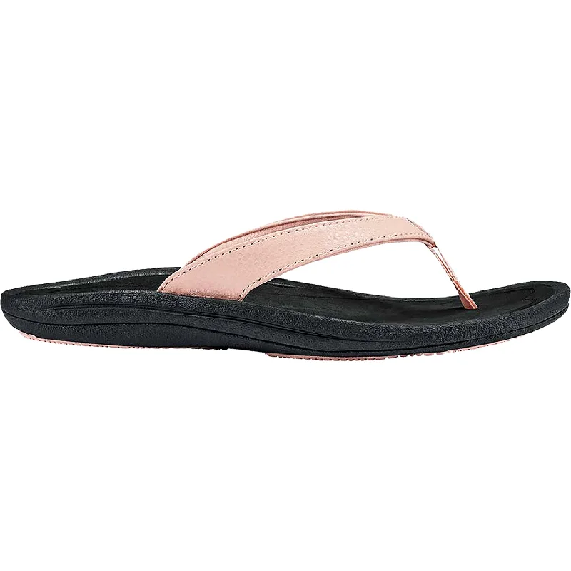 sandals for gardening -Women's OluKai Kulapa Kai Petal Pink Synthetic