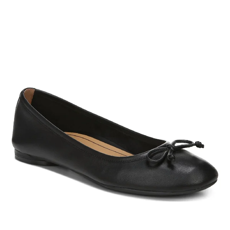 Women's Callisto Ballet Flats - Medium Width In Black