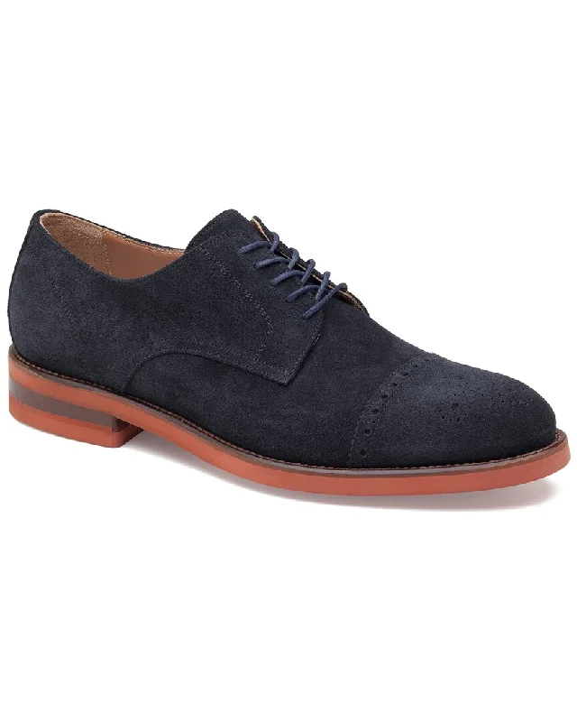 Johnston & Murphy Ashford Cap Toe Suede Oxford