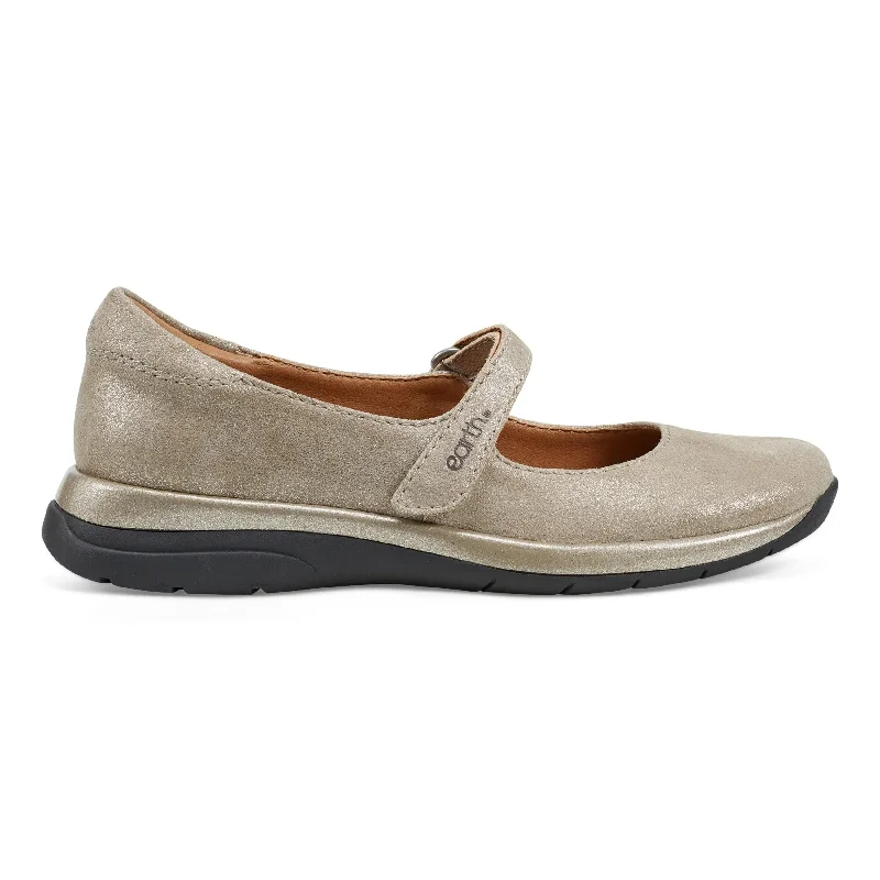 Tose Lug Sole Square Toe Casual Ballet Flats