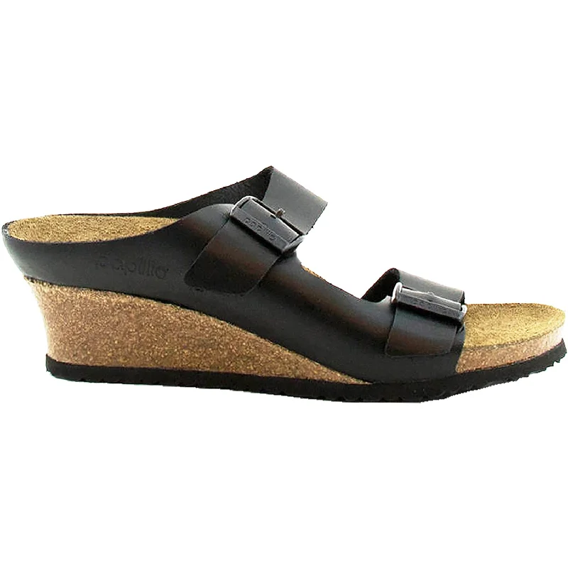 sandals for comfortable use in hot weatherWomen's Birkenstock Emina Black Leather