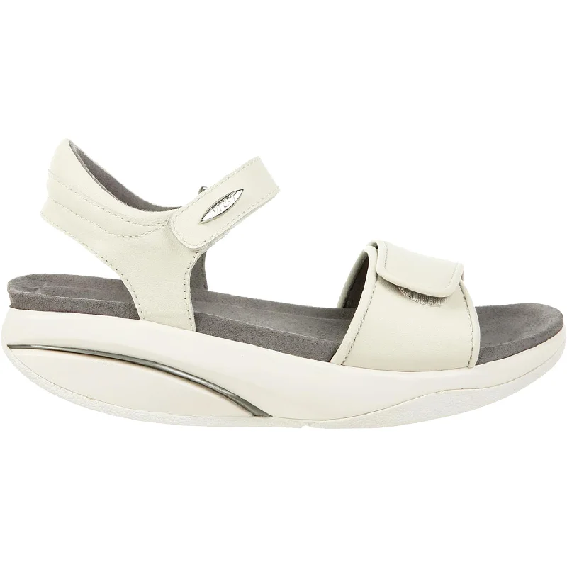 sandals for all-day walks along the coastWomen's MBT Malia White Leather