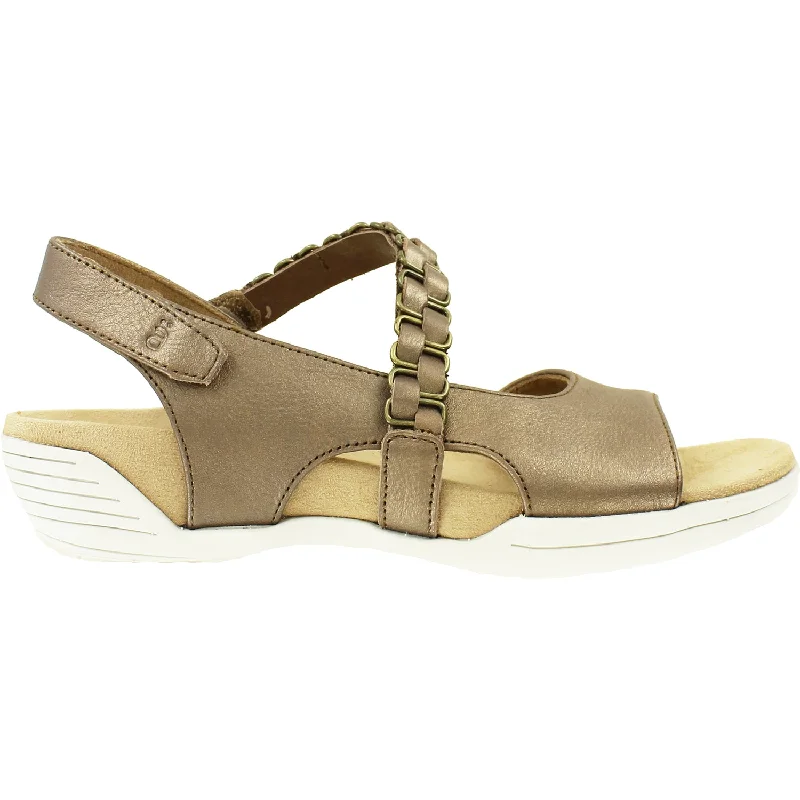 sandals for casual wear at the beach and cityWomen's Halsa Destiny Bronze Leather