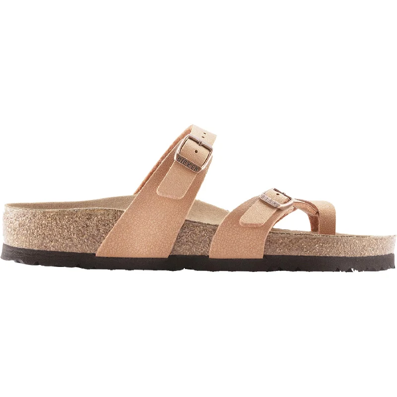 sandals for day trips by the beachWomen's Birkenstock Mayari Vegan Earthy Pecan Birkibuc