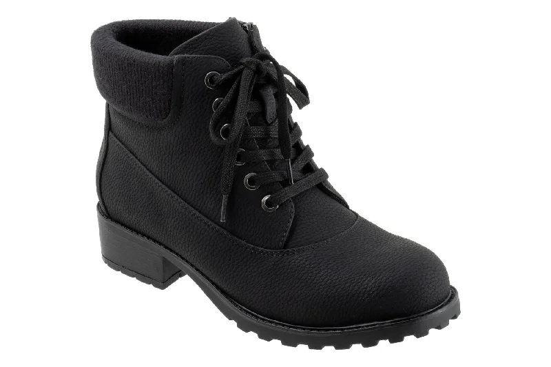 Leather ankle boots for women-Bellamy