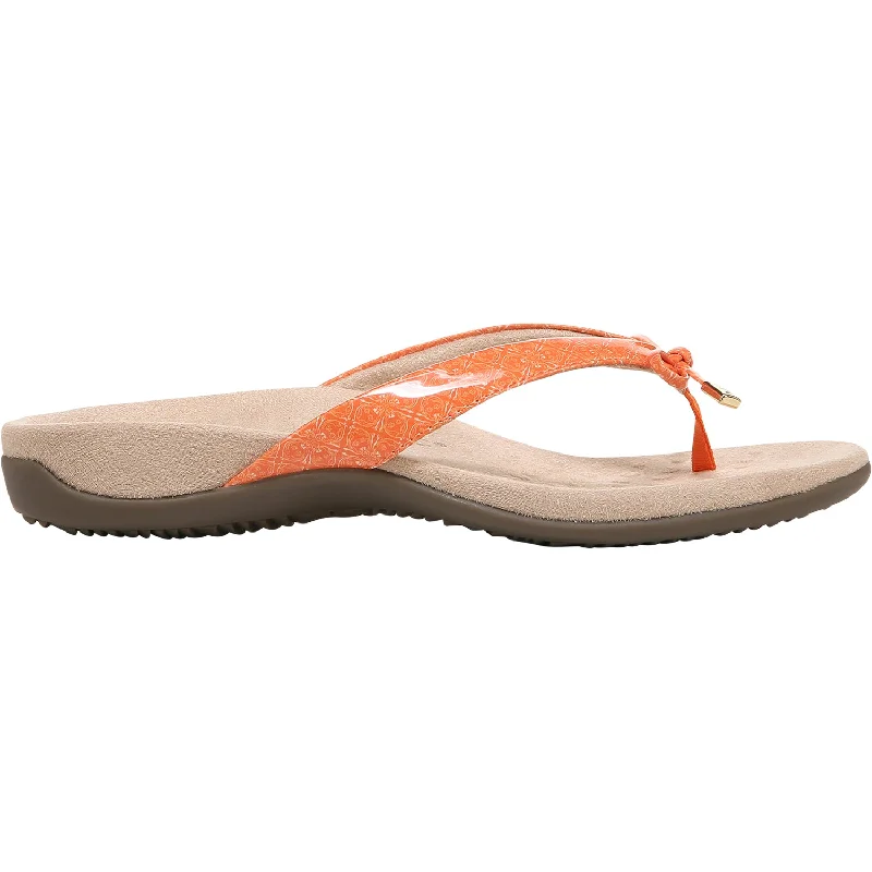 sandals with soft straps for no irritation -Women's Vionic Bella Marmalade Tile Synthetic