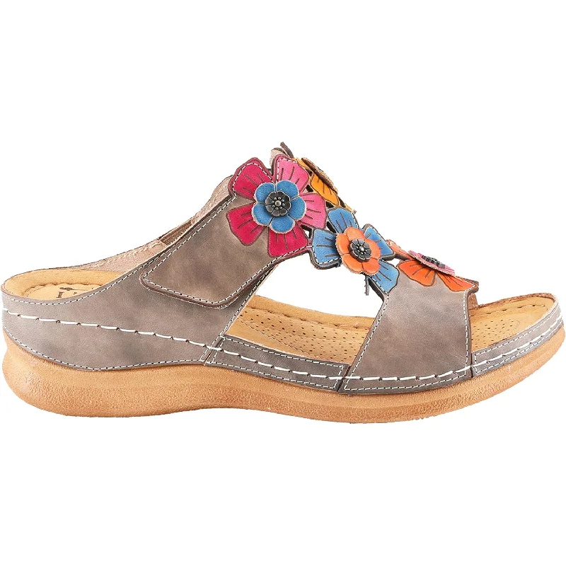 sandals for stylish and comfortable summer daysWomen's L'Artiste by Spring Step Izna Grey Multi Leather