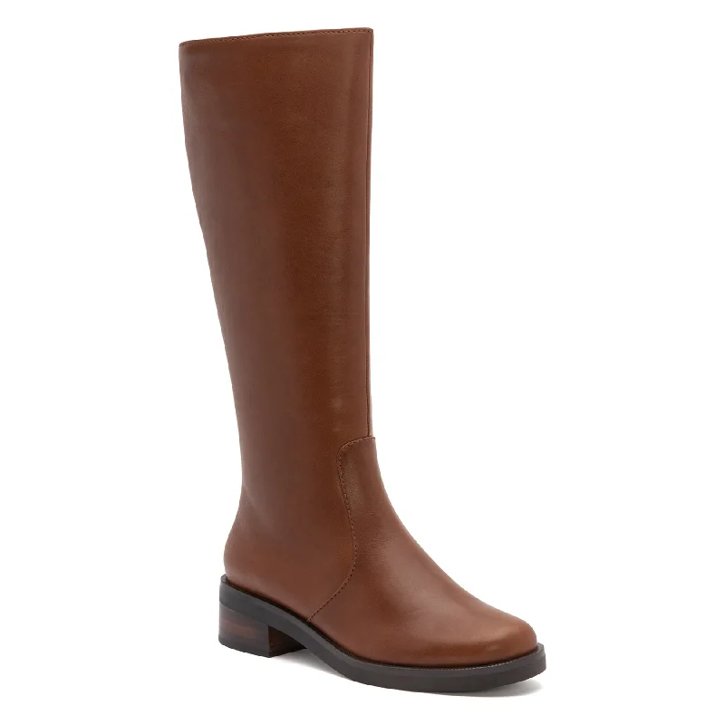 Stylish boots for winter weather with faux shearling-Traverse Tall