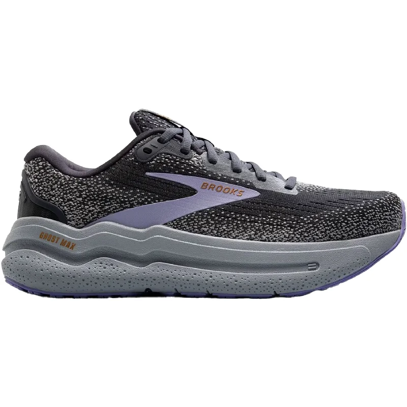 Women's Brooks Ghost Max 2 Ebony/Sweet Lavender/Alloy Mesh