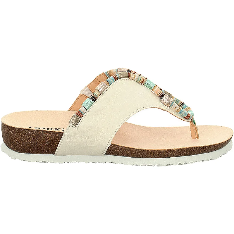 sandals for beach adventures and city strollsWomen's Think Julia 211 Ivory/Kombi Leather