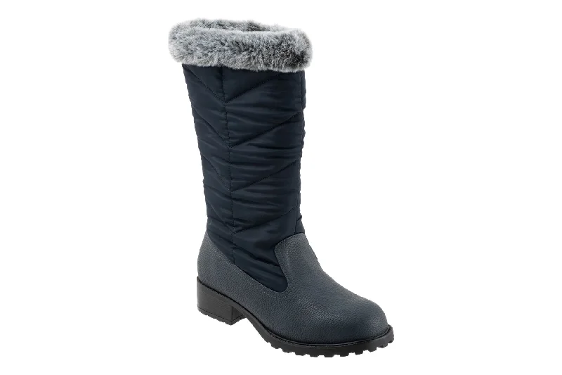 Cozy ankle boots with faux fur lining for cold weather-Benji 3.0