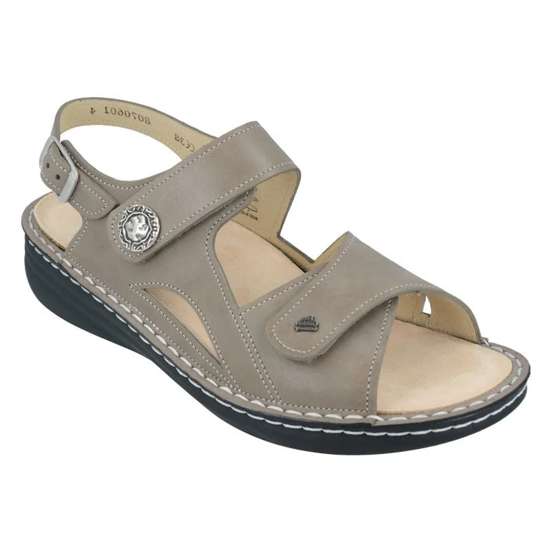 comfortable sandals for walking on concrete -Finn Comfort Barbuda