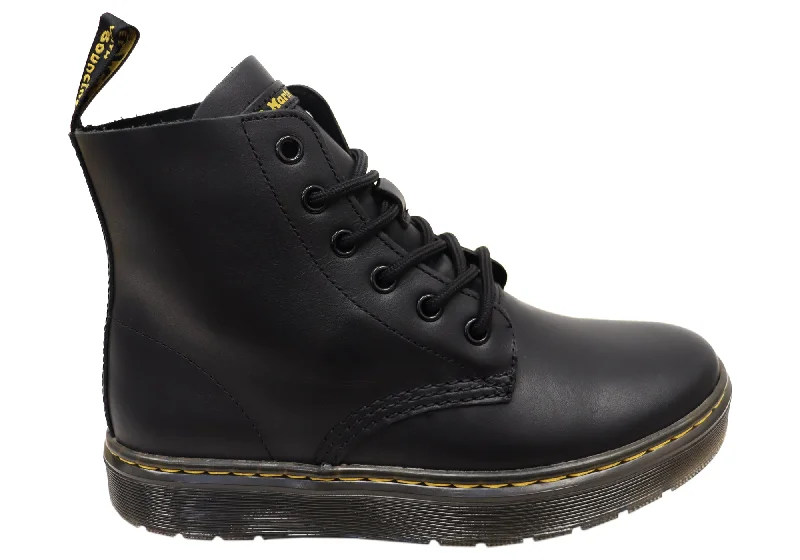 Comfortable snow boots with wide sole-Dr Martens Thurston Chukka Leather Lace Up Comfortable Unisex Boots