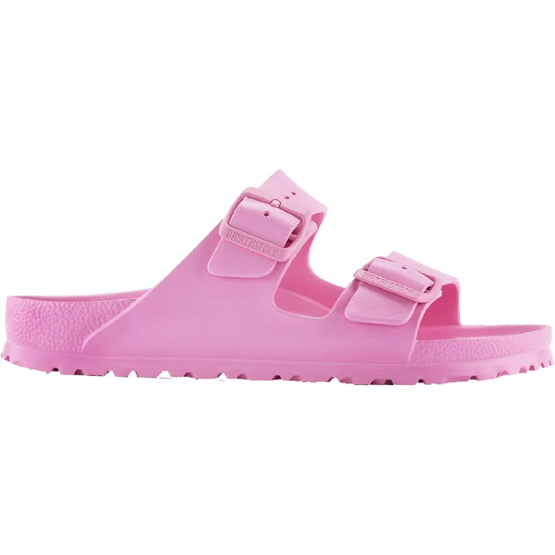 colorful sandals for women -Women's Birkenstock Arizona Essentials Candy Pink EVA