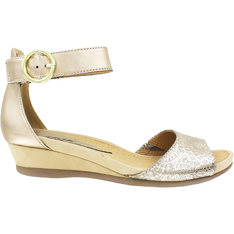 comfortable sandals with memory foam footbed -Women's Earth Hera Champagne Nubuck/Leather