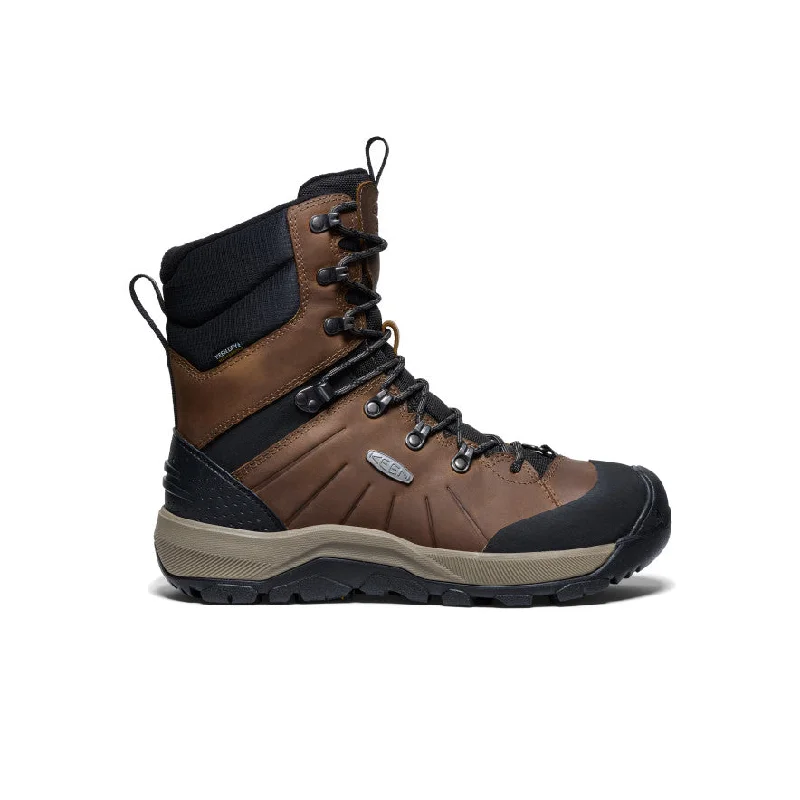 Comfortable boots for winter with faux fur lining-Men's Revel IV High Polar Waterproof Boot  |  Canteen/Black