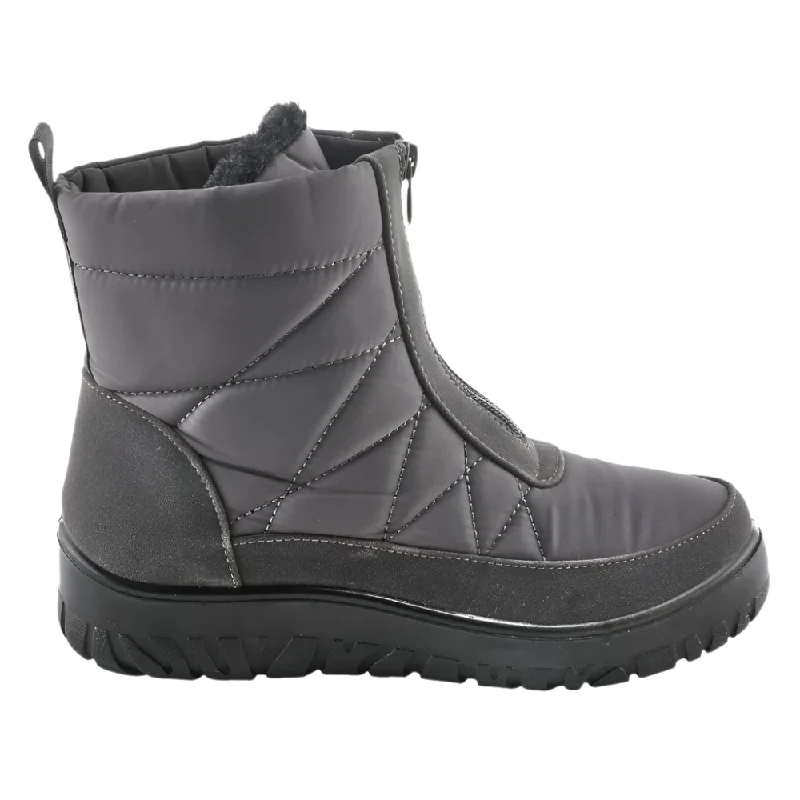 Cozy snow boots for women-Spring Step Women's Lakeeffect Mid Calf Waterproof Boot Grey