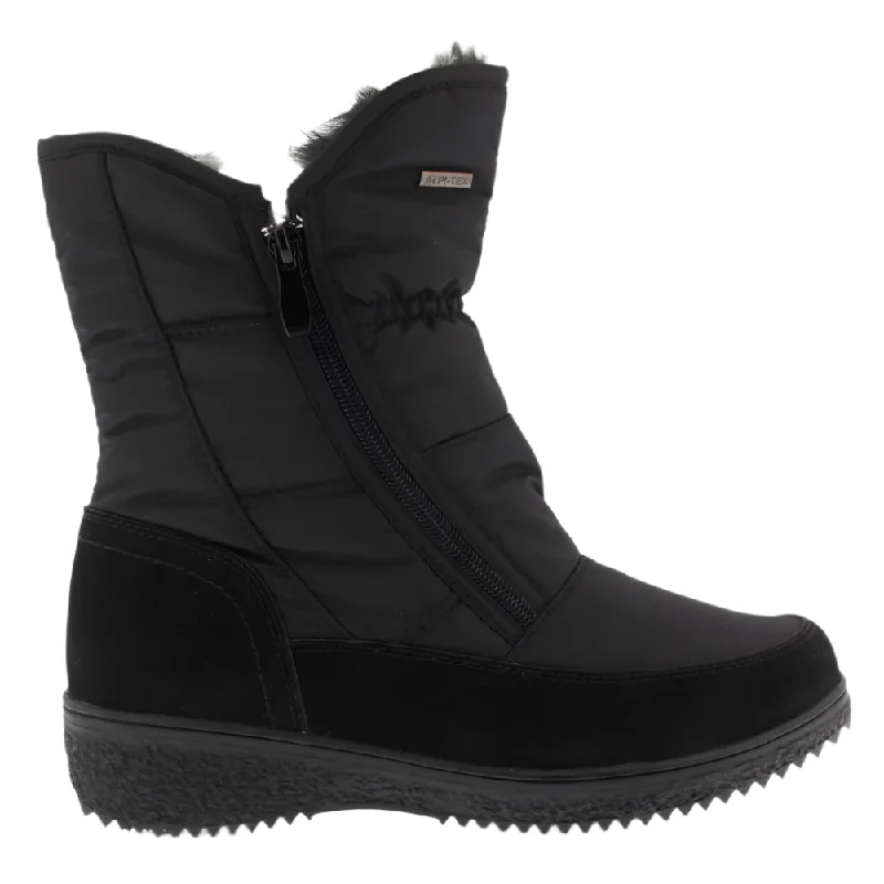 Ankle boots for cold weather-Spring Step Ernestina Waterproof Boot Black