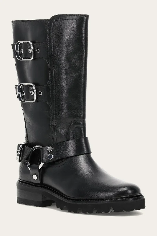 Warm boots with lining-Olivia Moto Mid