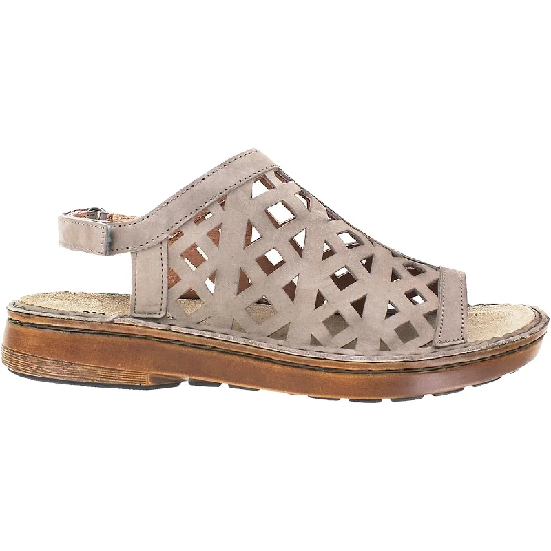 sandals for summer beach adventuresWomen's Naot Amadora Stone Nubuck