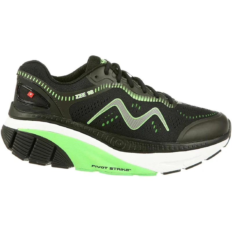 Men's MBT Zee 18 Black/Green Mesh