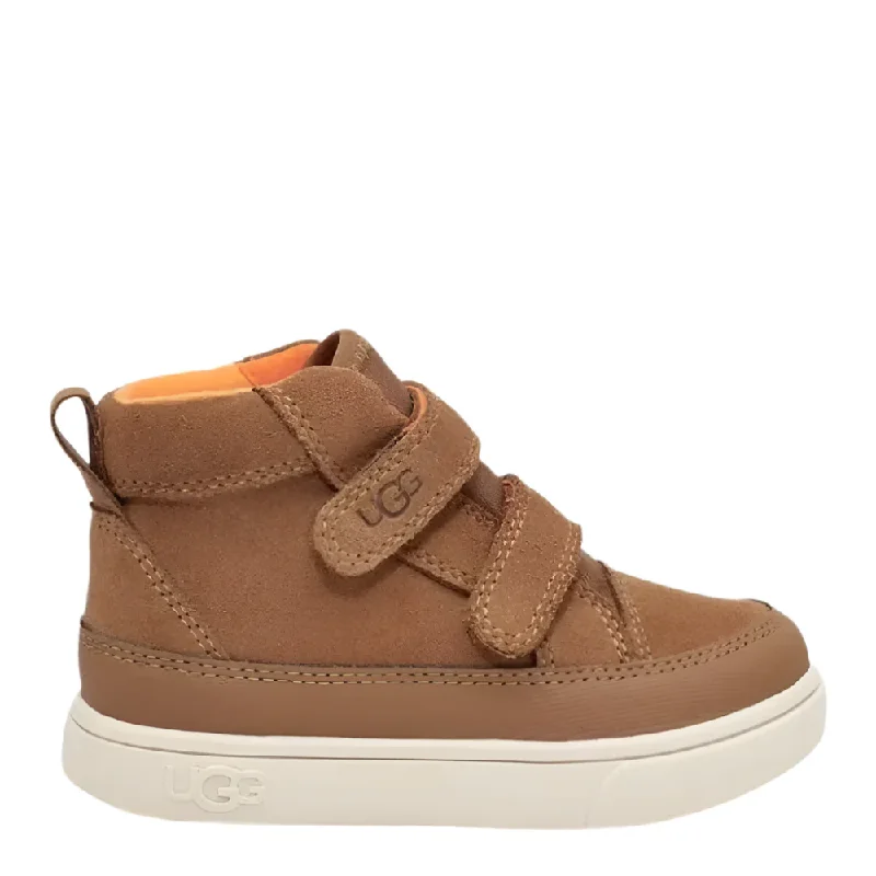 Classic high heel boots-Ugg Little Boys Rennon II Weather Sneaker Boot Chestnut