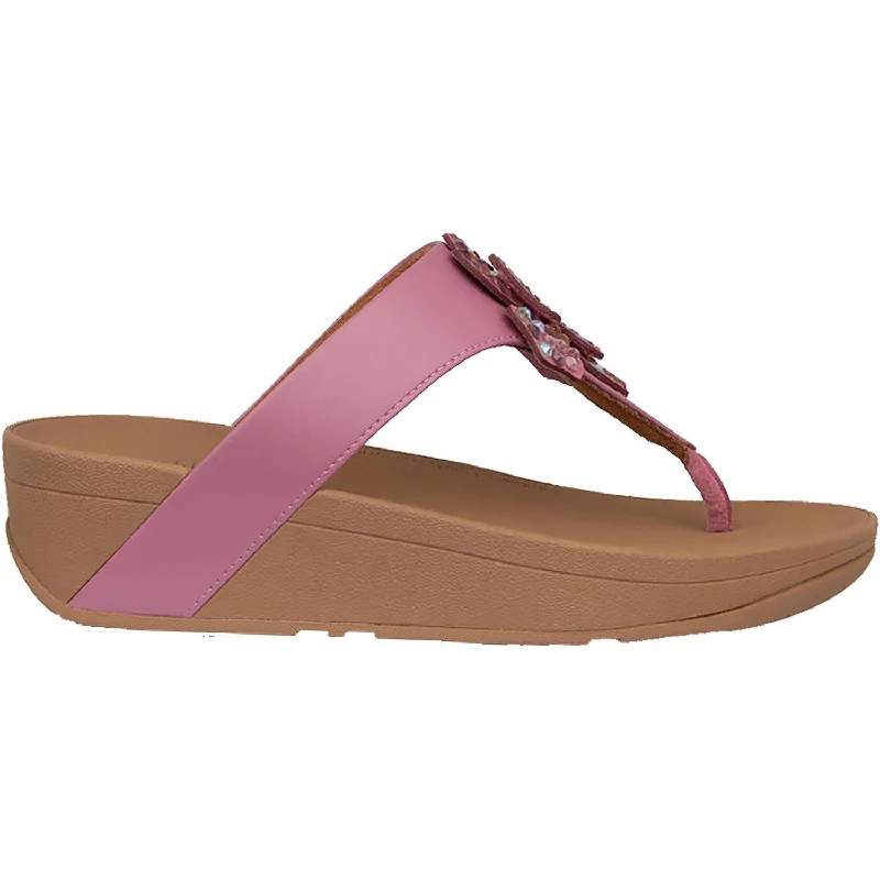 sandals for long hours in the sunWomen's Fit Flop Lottie Corsage Pink Microfibre