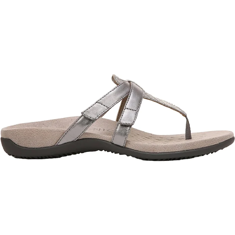 sandals for ultimate comfort while walkingWomen's Vionic Karley Silver Leather